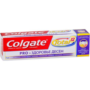 Колгейт тотал 12 зубная паста 75мл про здоровье десен