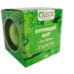 Олеос шар бурлящий для ванн 110г тархун