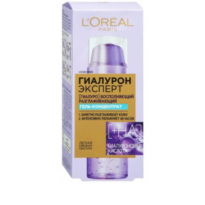 Лореаль гиалурон эксперт гель-концентрат для лица 50мл