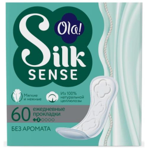 Ола силк сенс прокладки ежедневные №60 дейли без аромата