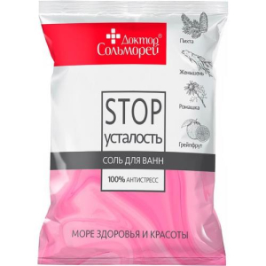 Доктор сольморей морская соль для ванн 500г стоп усталость