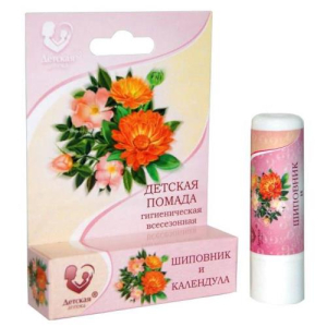 Детская аптека помада гигиен. шиповник + календула 4.1г. [да baby kids]