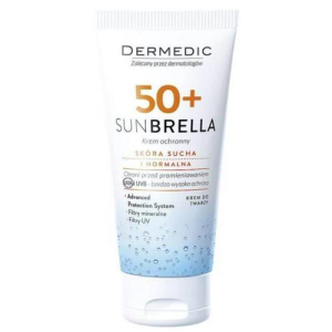 Дермедик санбрелла крем для лица 50мл с/защитный spf 50 +  д/чувствит кожи