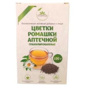 Алтайфлора ромашка аптечная чайный напиток 100г гранулированная бад