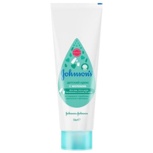 Джонсонс крем детский 50мл с молоком