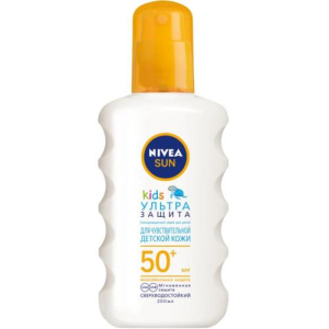 Нивея сан кидс спрей 200мл ультра защита spf50 +  д/детей