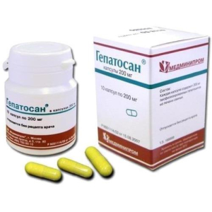 Гепатосан капсулы 200мг №10