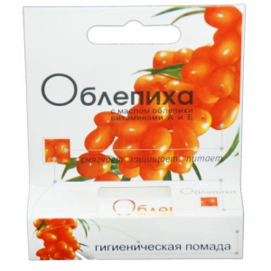 Помада д/губ гигиеническая, облепиха  2.8г /Лаборатория природы