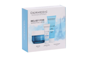 Дермедик гидреин гиалуро набор подарочный уход для сухой и обезвоженной кожи