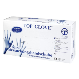 Топ глав перчатки диагностические нитриловые нестерильные неопудренные №1 (пара) р.s