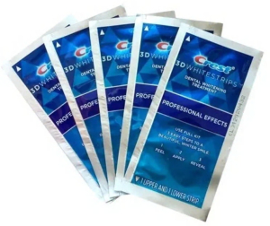 Крест полоски отбеливающие 3D Whitening Professional Effects №5