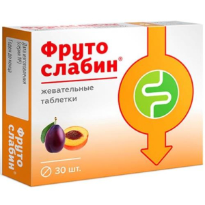 Фрутослабин таблетки 600мг №30 бад