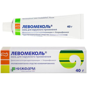Левомеколь мазь для наружного применения 40мг/г + 7,5мг/г 40г/нф