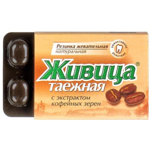 Живица таежная жевательная резинка кофе №5 /алтайский нектар