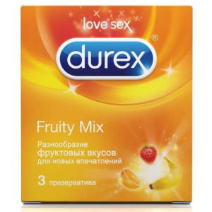 Дюрекс презервативы №3 фрути микс (селект)