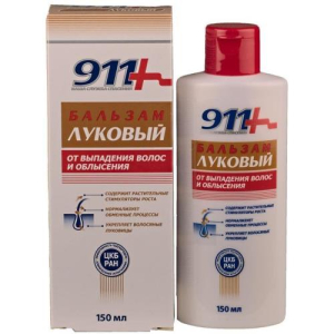 911 ваша служба спасения бальзам для волос 150мл луковый п/выпад. и облысения