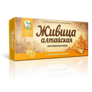 Живица алтайская жев.резинка пчелиный воск №4