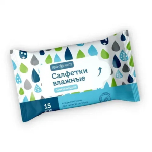 Комфорте салфетки влажные  №15 освежающие
