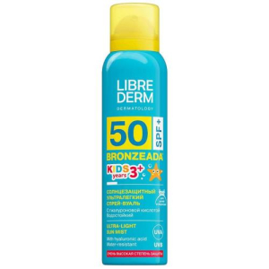 Либридерм бронзиада спрей-вуаль 150мл солнцезащитный ультралегкий для детей и взрослых spf50+