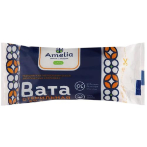 Амелия вата хирургическая 50г стерил.