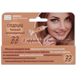 Следоцид крем-гель для лица 15мл тональный а/комед вв