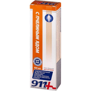 911 ваша служба спасения гель-бальзам для суставов 100мл с пчелиным ядом