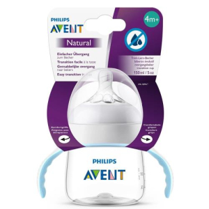 Авент натурал набор 150мл трениров. соска средн. поток 4мес +  /арт. scf262/06/