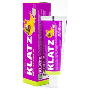 Клатц зубная паста 48г/40мл кидс тутти-фрутти