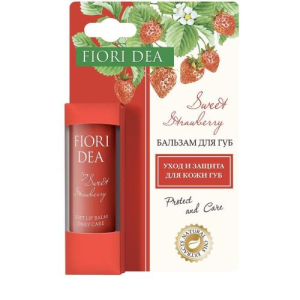 Фьери дея бальзам для губ 4,5г сладкая клубника ухажив.