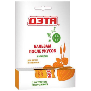 Дэта бальзам-карандаш 10мл с экстр. подорожника