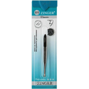 Зингер пинцет рифленый скошенный /арт 12902/
