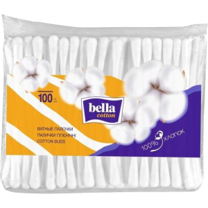 Белла коттон палочки ватные №100 п/э