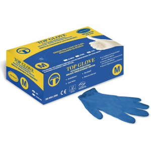 Блоссом перчатки смотровые латексные нестерильные неопудренные №100 (50пар) текст р l