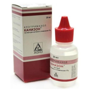 Канизон раствор для наружного применения  1% 20мл