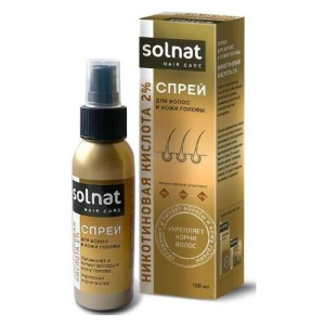 Солнат никотиновая кислота спрей д/волос 2% 100мл 