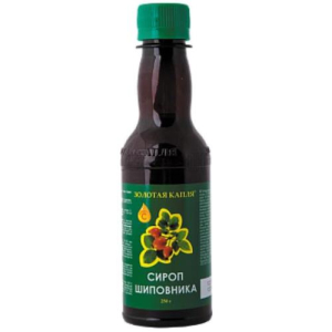 Золотая капля шиповника сироп 250мл бад