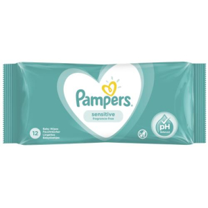 Памперс салфетки детские №12 сенситив фрагранс фри