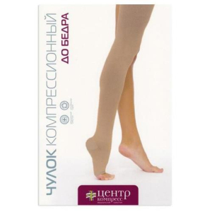Центр компресс Чулок до бедра №3 компр.2 /22-32мм рт.ст/крем