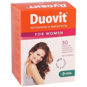 Дуовит таблетки №30 д/женщин