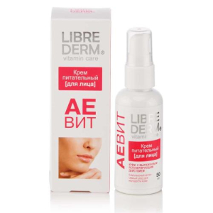 Либридерм аевит крем для лица 50мл питательный