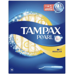 Тампакс перл тампоны №18 регуляр с апплик