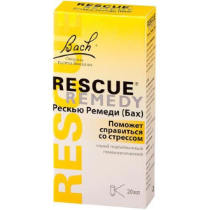 Рескью ремеди (бах) спрей подъязычный гомеопатический 20мл