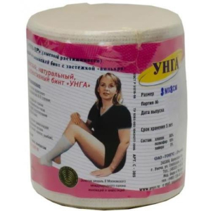 Унга-вр бинт медицинский эластичный 8смх3м велкро /арт с-305/