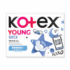 Котекс прокладки янг найт №6 для девочек ночные [kotex]