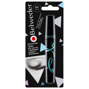 Бельведер тушь для ресниц 10мл удлин. арганов. масло + д-пантенол черн.