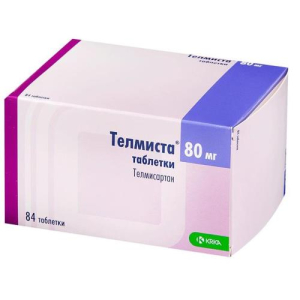 Телмиста таблетки 80мг №84/крка