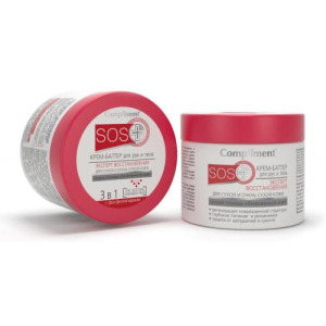 Комплимент sos +  крем-баттер д/рук/тела эксперт восстановления 300мл. [compliment]
