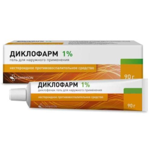 Диклофарм гель для наружного применения 1% 90г