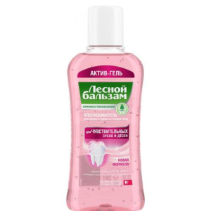 Лесной бальзам ополаскиватель для полости рта 400мл д/чувствит зубов и десен шиповник + календула