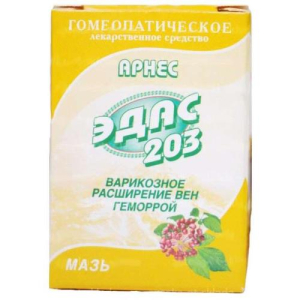 Арнес эдас-203 мазь для местного и наружного применения гомеопатическая 25г